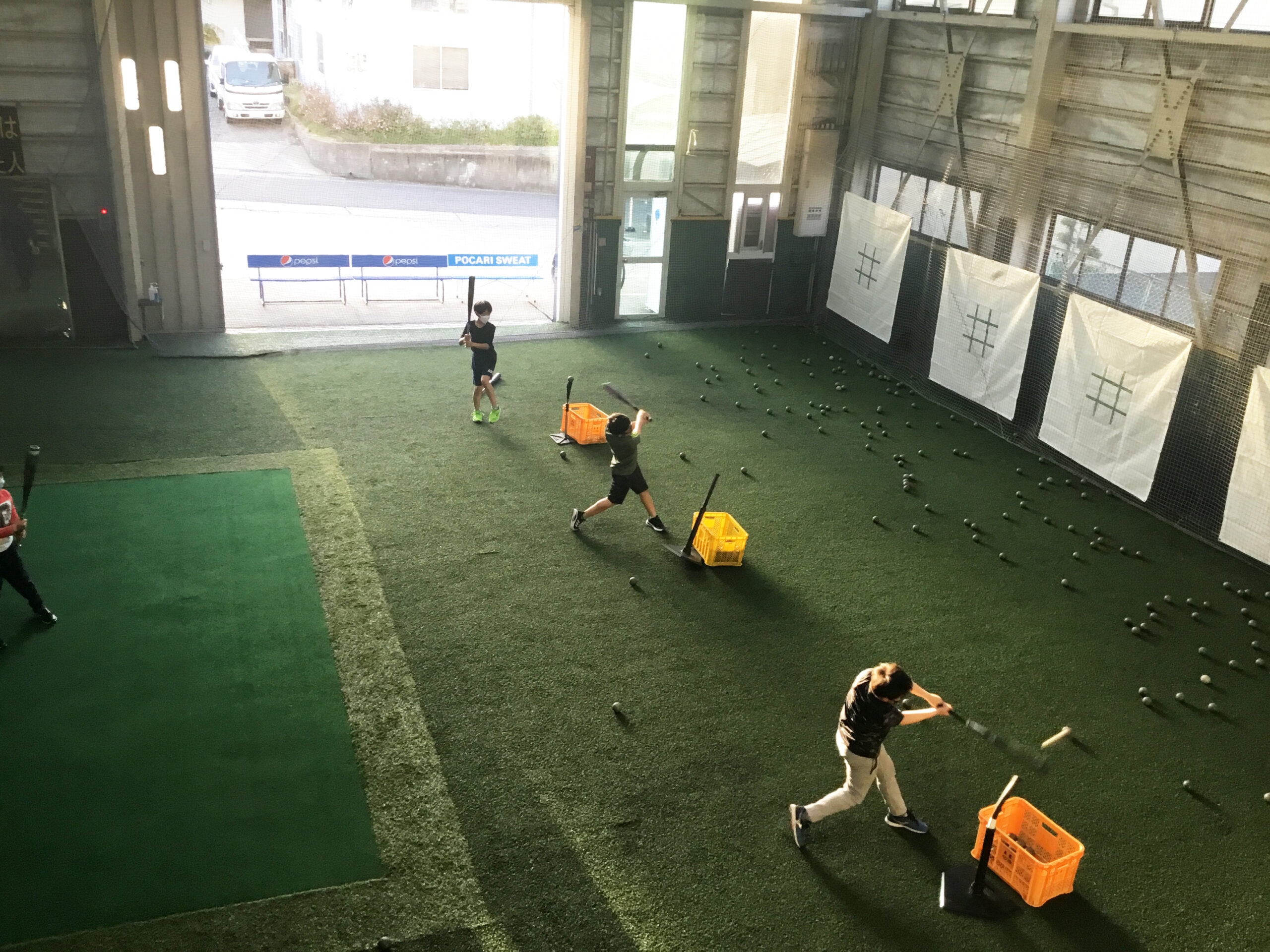 バッティング場。野球が上手になりたいなら名古屋市千種区宮根小学校近くのJBC野球スクール